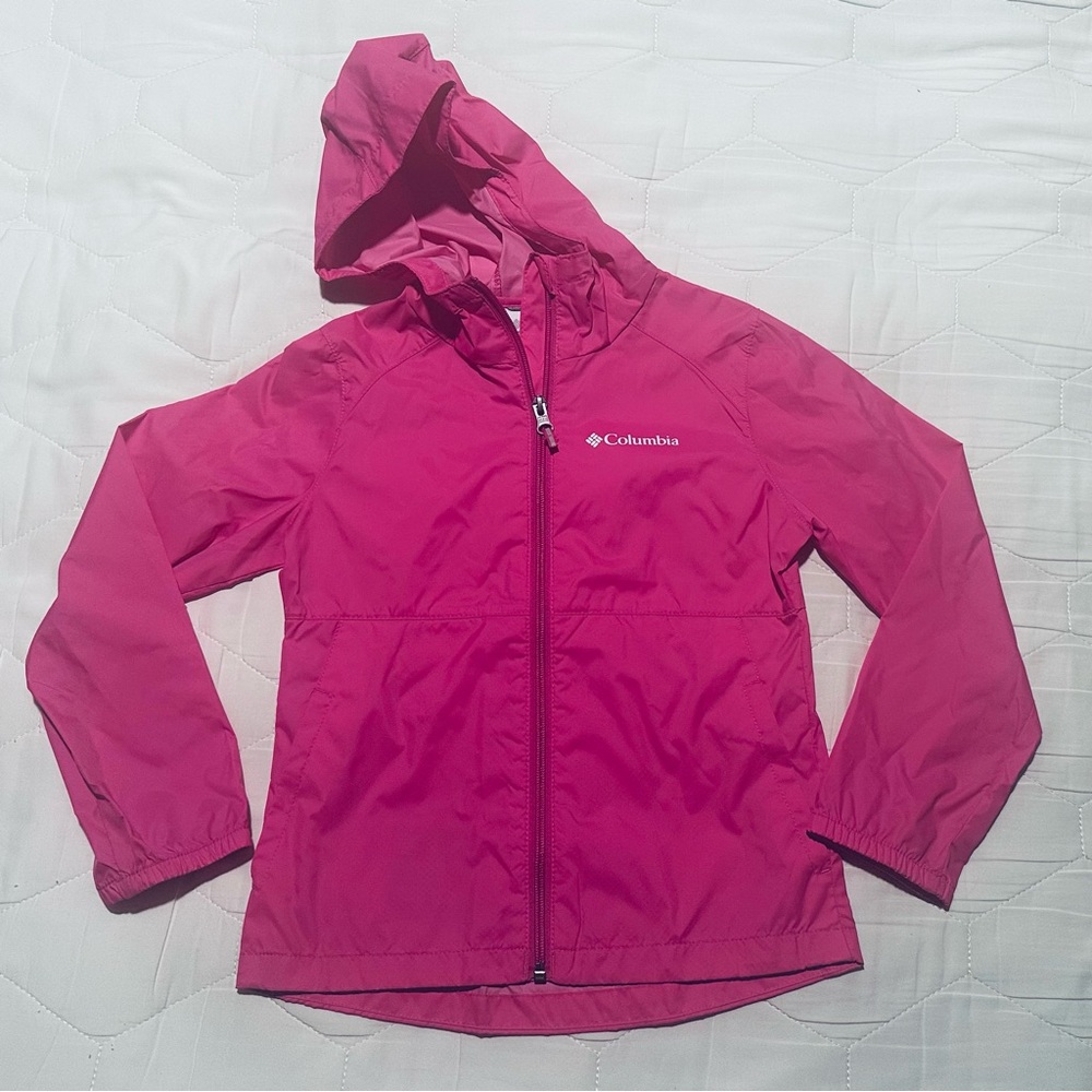 Columbia Girls' Switchback II Jacket Fuchsia - Picture 4 of 6